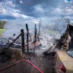 En media hora perdió su casa: vecino de Quilaco pide ayuda para volver a empezar tras incendio, La Tribuna