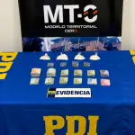 Droga incautada por la PDI en Lebu, PDI Biobío