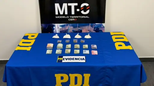 Cuatro detenidos deja operativo contra el microtráfico en sector cercano a escuela y centro de salud en Lebu