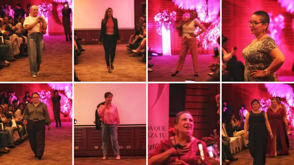 Las participantes desfilaron acompañadas por profesionales vinculados a sus tratamientos, en una experiencia fuera del entorno clínico., @complejoasistencialla