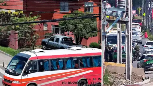 Detienen a tres personas que viajaban con armas de fuego en minibús en Los Ángeles