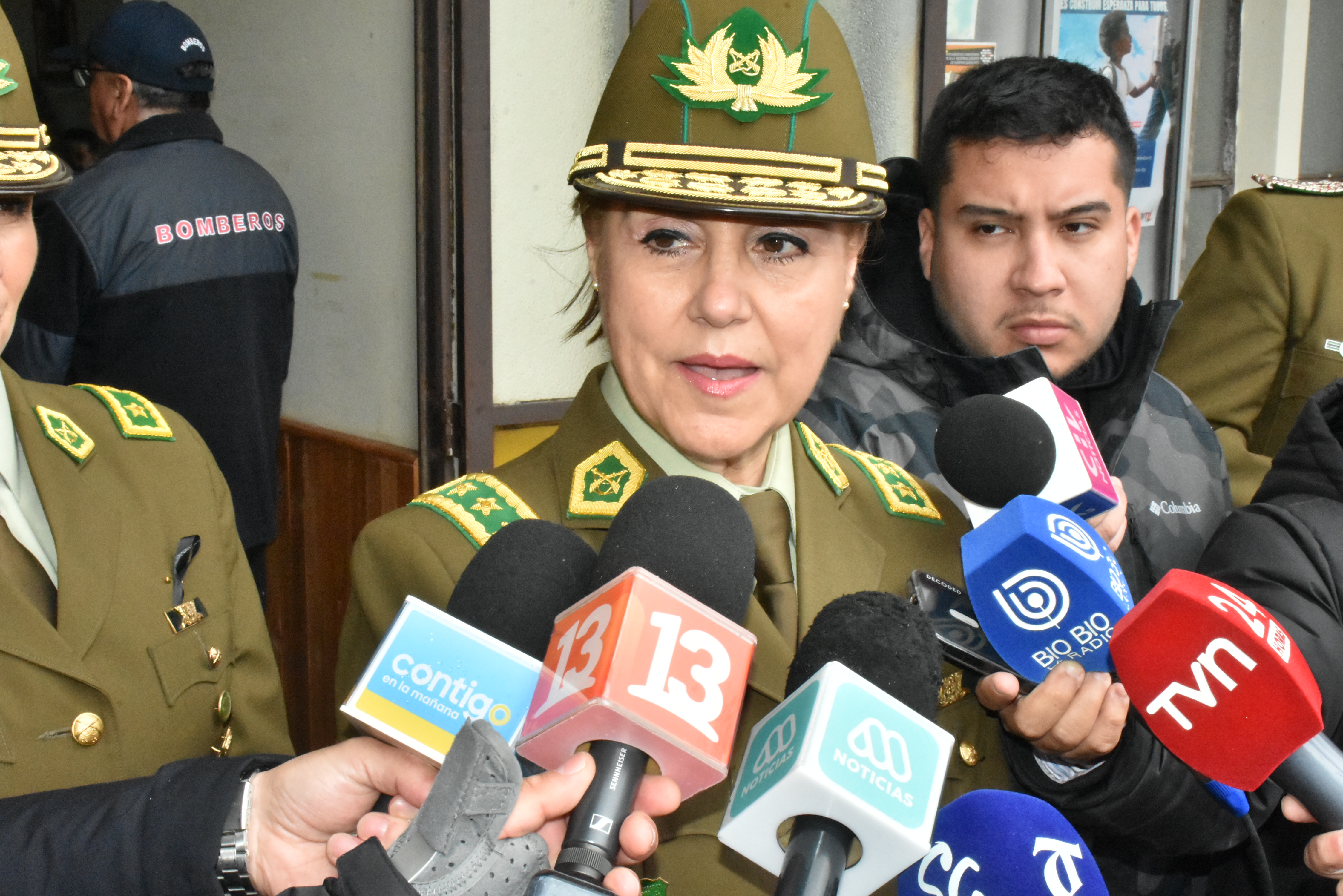 Directora nacional de Logística y Abastecimiento de Carabineros, general inspector María Teresa Araya / La Tribuna