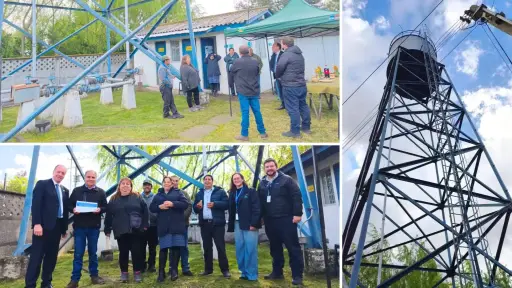 Instalan generador en APR Las Encinas de Los Ángeles para mantener agua potable ante cortes de luz