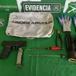 Arma y herramientas incautadas, Carabineros de Chile