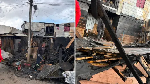Todo, perdimos todo: incendio destruye tres viviendas y deja a diez personas sin hogar en Los Ángeles
