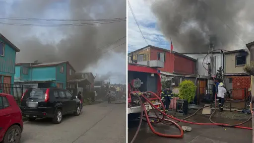 Cuatro viviendas con pérdida total y 18 personas afectadas deja incendio en Santa Bárbara