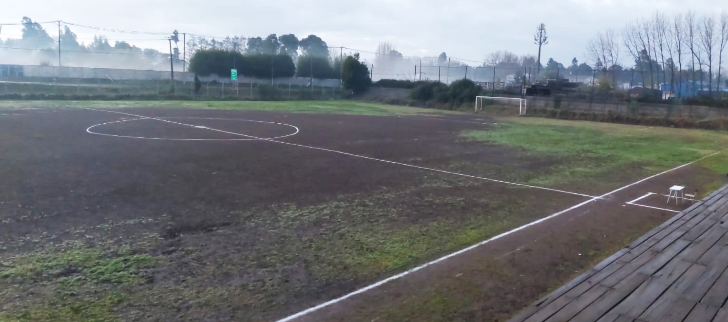 Así luce hoy la cancha del Deportivo Atlas / La Tribuna