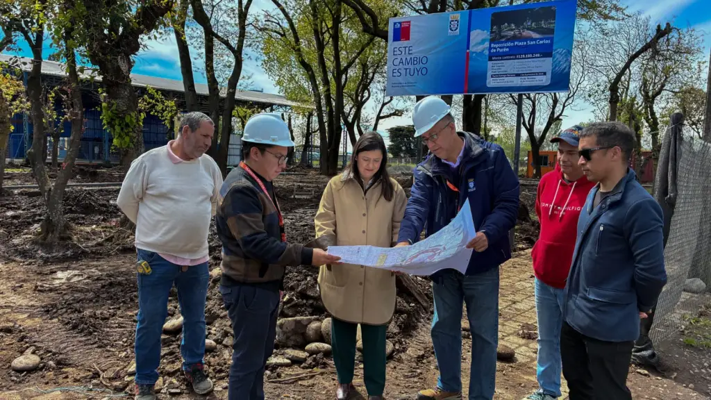 Ejecución del proyecto Reposición Plaza San Carlos de Purén en la comuna de Los Ángeles, SUBDERE