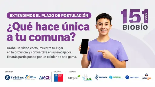 Extienden el plazo para participar en concurso que busca al rostro joven de las 14 comunas de Biobío