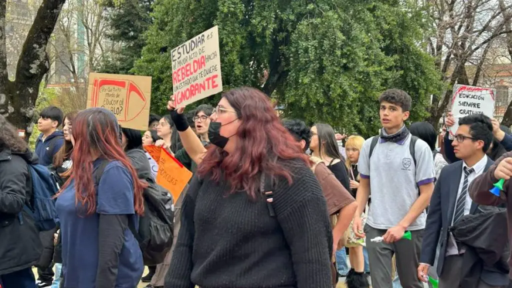 Marcha estudiantil convocada por CONFECH, La Tribuna