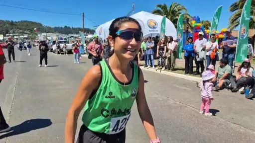Johanna Rivas logra el segundo lugar en los 21 km del Maratón de Viña del Mar