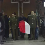 Retiro de féretro desde templo de la Parroquia Nuestra Señora de Lourdes, La Tribuna