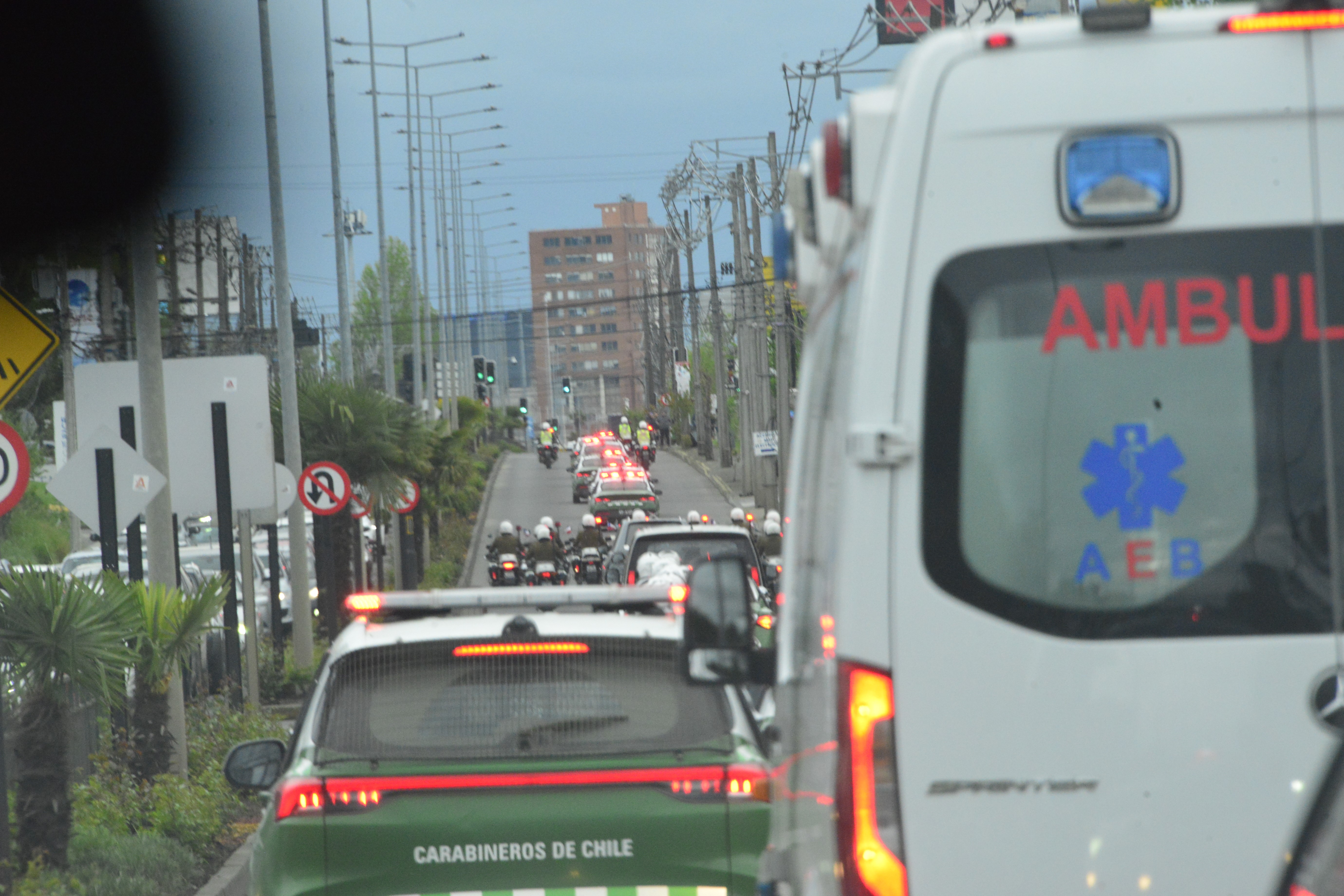Despliegue policial en cortejo fúnebre / La Tribuna
