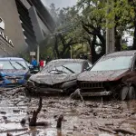 Seis heridos dejó aluvión en San Carlos de Apoquindo, Edición Diario La Tribuna - Redes sociales