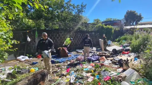 Seis puntos de Los Ángeles fueron intervenidos en un nuevo operativo de retiro de rucos 