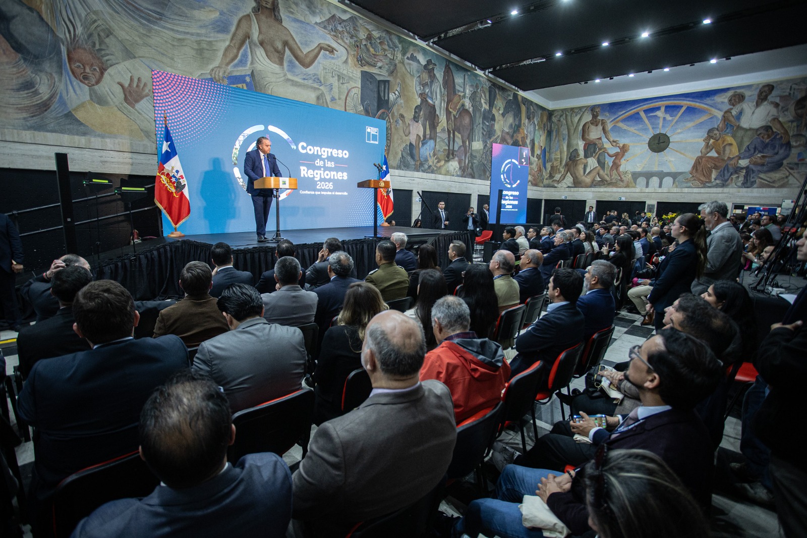 Alcalde de Laja participa en apertura del Congreso de las Regiones 2026 en el Biobío / Municipalidad de Laja