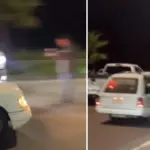Vehículo fúnebre sorprendió al aparecer en carreras clandestinas en Los Ángeles, La Tribuna