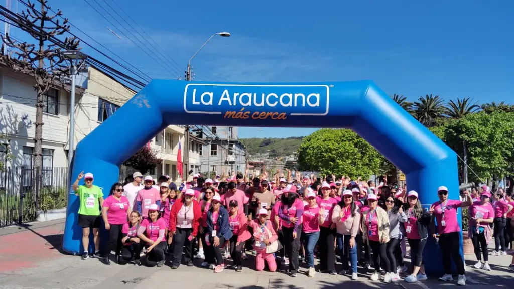 Corrida por el cáncer de mamas en Lebu, Seremi de Salud Biobío