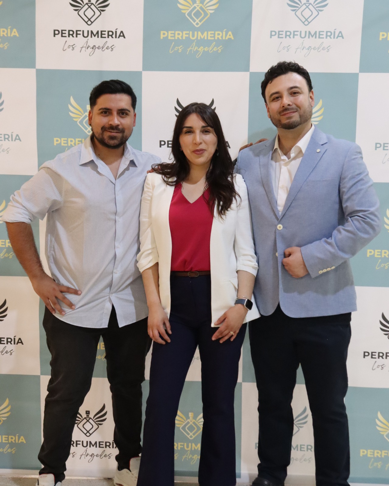 Los empresarios angelinos concretaron la apertura de Perfumería Los Ángeles al interior de la sucursal de Jumbo en Los Ángeles (Ercilla 190). / Perfumería Los Ángeles