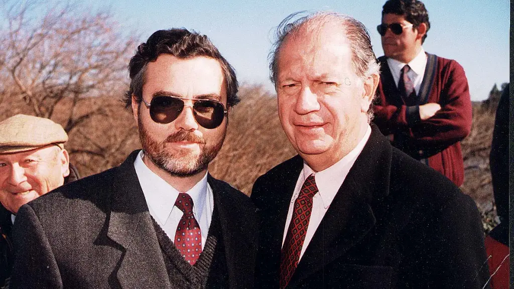 Álex Utreras junto al exPresidente Ricardo Lagos | Cedida
