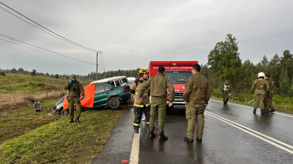 Accidente de tránsito pasado el Puente Calderones, hacia Santa Bárbara, Cedida
