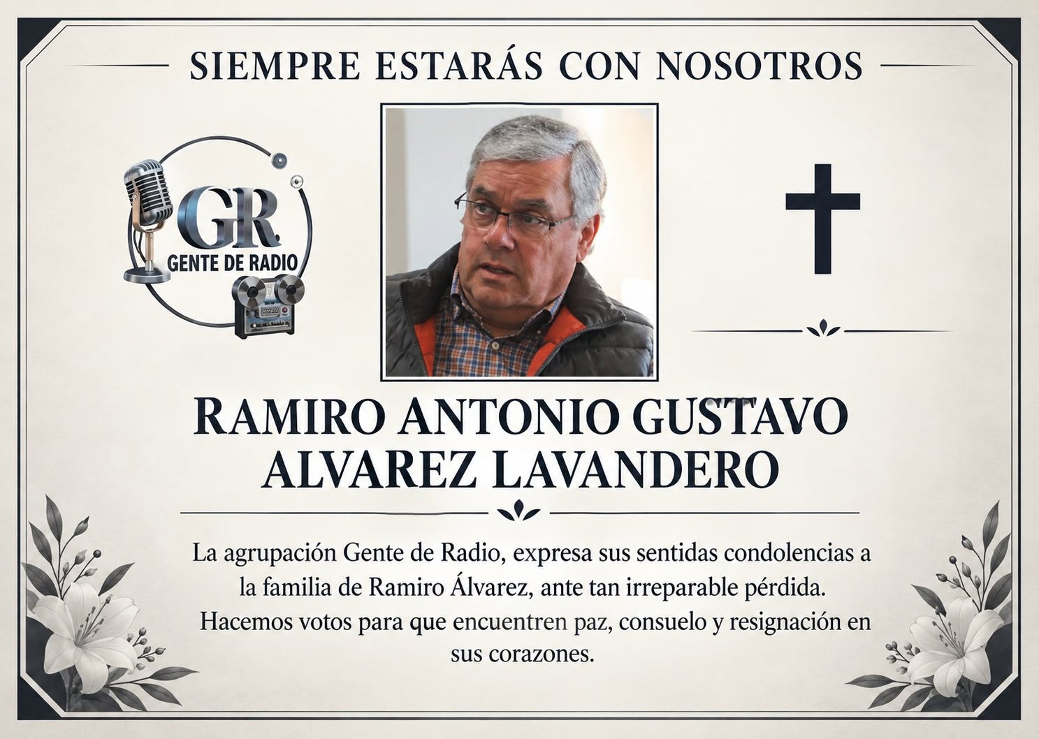 Reconocimiento a Ramiro Álvarez Lavandero / Gente de Radio