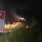 Incendio de vivienda, Primera compañía de Bomberos de Laja