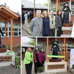 La inauguración reunió a integrantes de la comunidad educativa, apoderados y antiguos funcionarios del colegio, entre ellos un exdirector y exprofesores., Colegio Beato Damián de Molokai