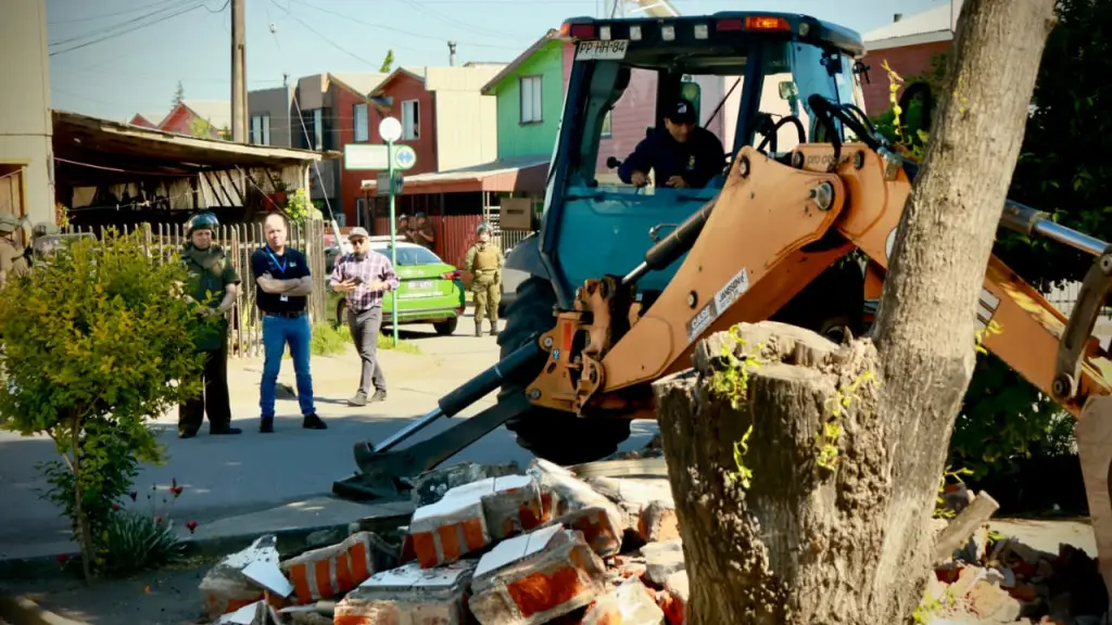 Destrucción de mausoleo en Cabrero, DPP Biobío