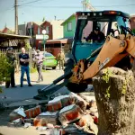 Destrucción de mausoleo en Cabrero, DPP Biobío