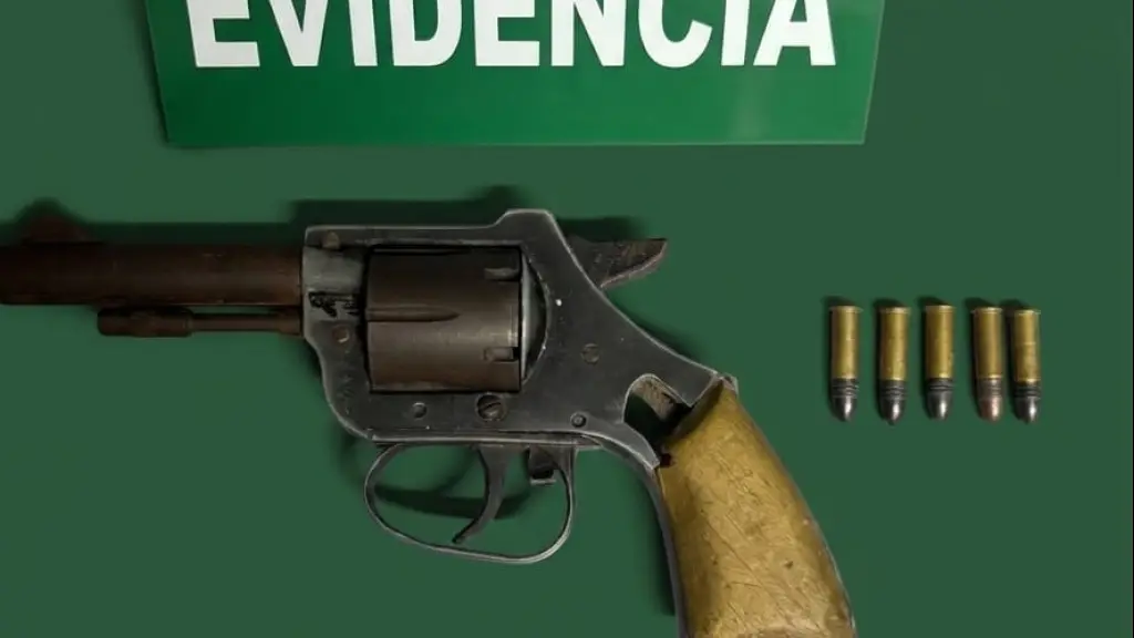 El operativo culminó con un arma incautada por parte de personal de la Sección Centauro., Cedida