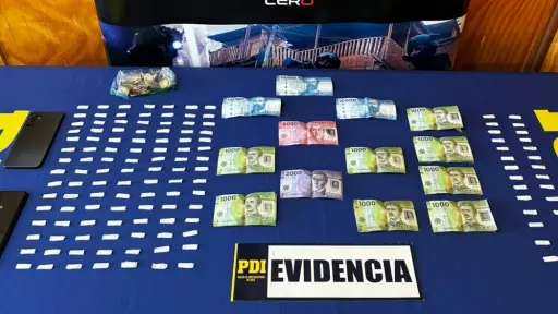 PDI detuvo a dos hombres por microtráfico de drogas en población de Cañete